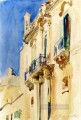Facade of a Palazzo Girgente Sicily John Singer Sargent
